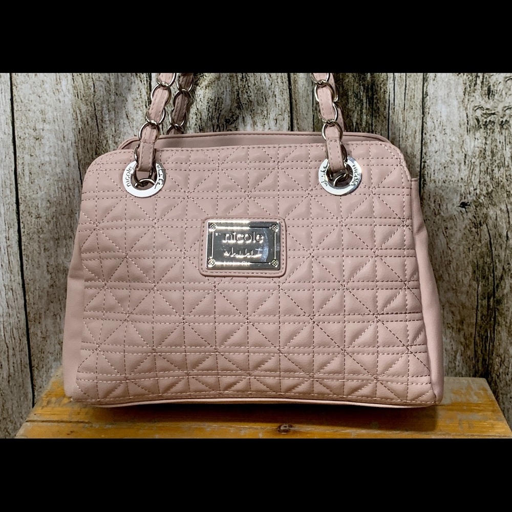 NWT Nicole Miller Bag in a Soft Rose